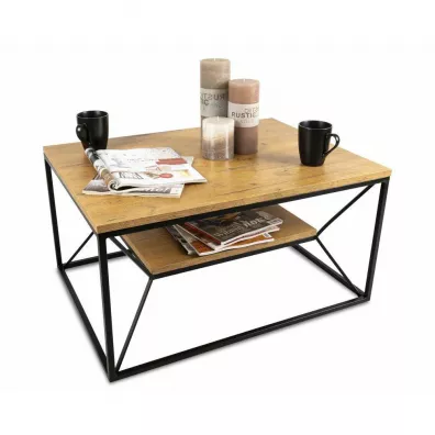 Stolik kawowy z pk 80x60 cm BasicLoft