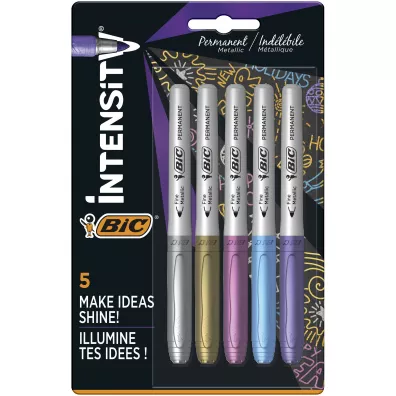 Bic Marker Marking Metallic Ink 5 szt.