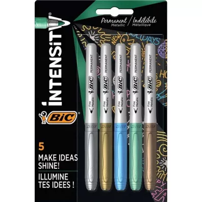 Bic Marker Marking Metallic Ink 5 szt.