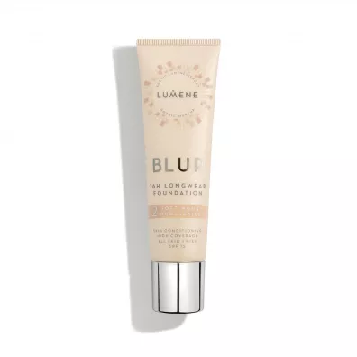 Lumene Blur 16h Longwear Foundation SPF15 wyg�adzaj�cy podk�ad do twarzy 2 Soft Honey 30 ml