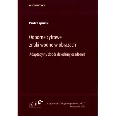 Odporne cyfrowe znaki wodne w obrazach... - Piotr Lipi�ski