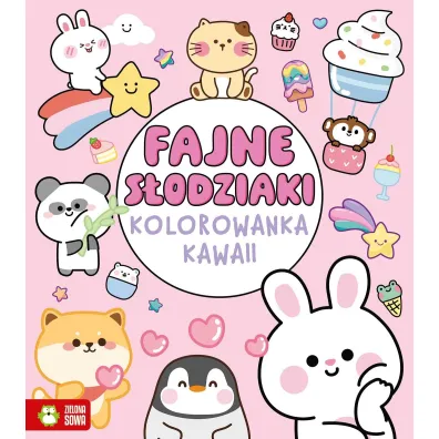 Fajne s�odziaki. Kolorowanka Kawaii - Violet  Peto