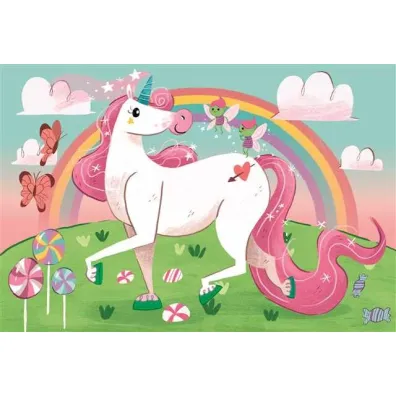 Puzzle 104 el. Super Jednoro�ce Clementoni