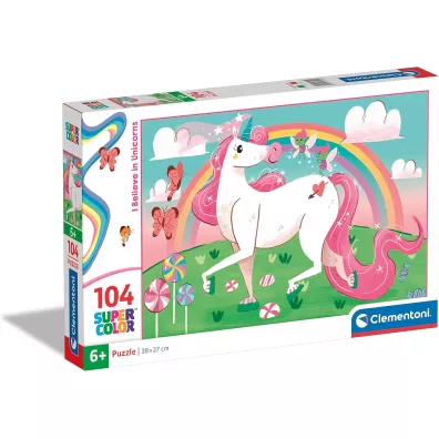 Puzzle 104 el. Super Jednoroce Clementoni