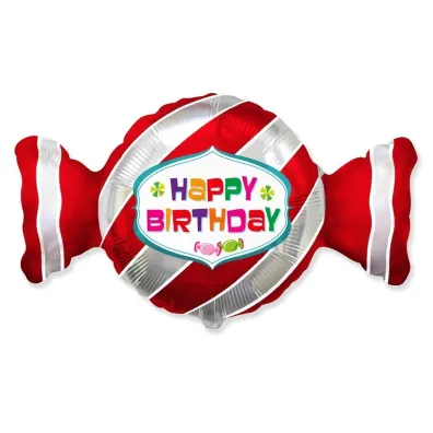 Flexmetal Balon foliowy S�odki cukierek czerwony 53x92cm