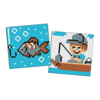 Diamentowa mozaika naklejka Kids - Zaw�d Rybak Ideyka