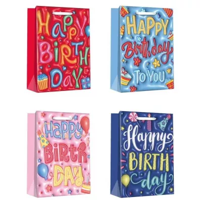 W&k Torebka prezentowa L Birthday