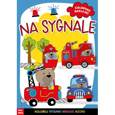 Na sygnale. Kolorowe naklejki