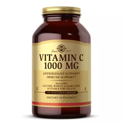 Solgar Vitamin C 1000 mg Suplement diety 250 kaps.