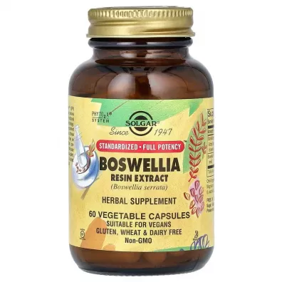 Solgar Boswellia Resin Extract - Boswellia ekstrakt z �ywicy - suplement diety 60 kaps.