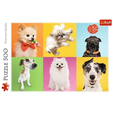 Puzzle 500 el. Psy Trefl