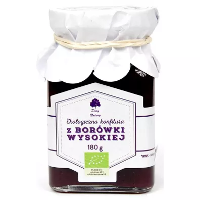 Dary Natury Konfitura z bor�wki bio 180 g Bio