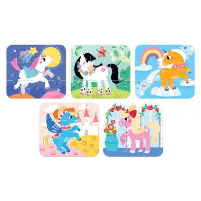 Puzzle Uk�adam Koniki Bright Junior Media