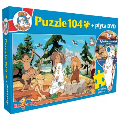 Puzzle 104 el. By� sobie cz�owiek + DVD Hippocampus