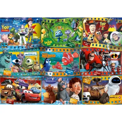 Puzzle 1000 el. Filmy Disney Pixar Ravensburger