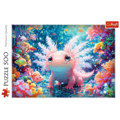 Puzzle 500 el. Aksolotl Trefl