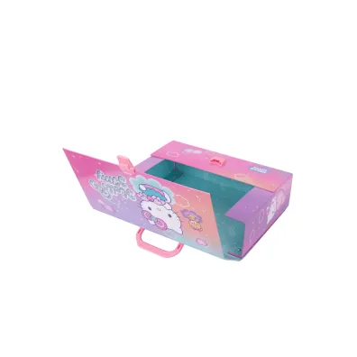Patio Teczka przestrzenna tekturowa z gumk� A4 Hello Kitty Pink wz�r 3
