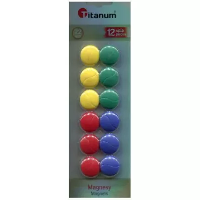 Titanum Magnesy do tablic 22mm