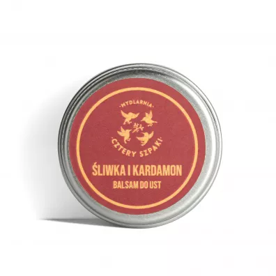 Mydlarnia 4 Szpaki Balsam do ust liwka i kardamon 15 ml