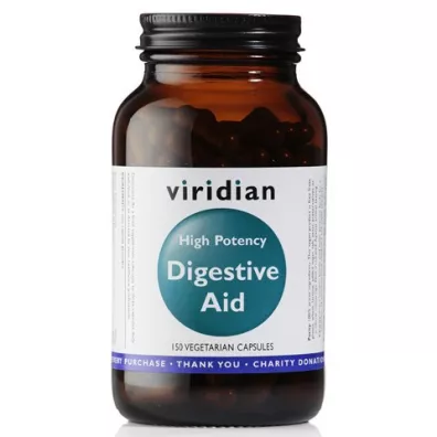 Viridian Digestive Aid - Enzymy trawienne Suplement diety 150 kaps.
