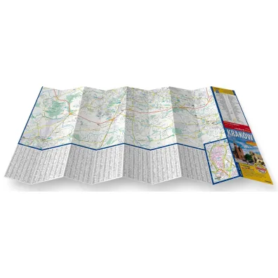 Krak�w plan miasta 1:22 000 laminat 2026