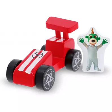Zabawka drewniana Racing Car Red Trefl