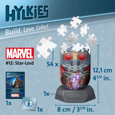 Puzzle 54 el. 3D Hylkies: Star-Lord Ravensburger