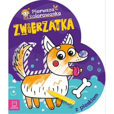 Pierwsza kolorowanka. Zwierz�tka. Z pieskiem