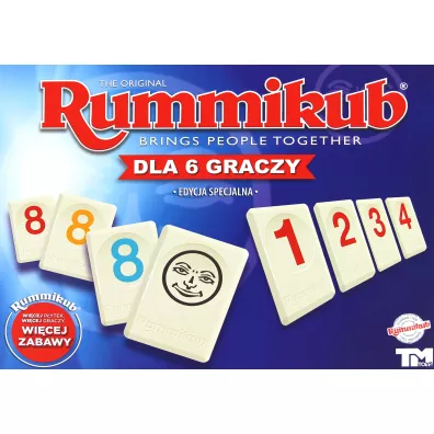 Rummikub XP. Edycja dla 6 graczy Tm Toys