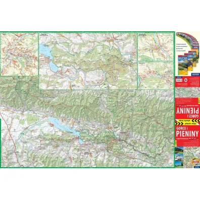 Gorce i Pieniny mapa turystyczna 1:50 000 foliowana 2023