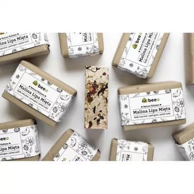 Mokosh, Eco Life Bee.pl Kosmetyki + �wieca sojowa + Woreczek Zestaw 140 g + 110 g + 100 ml