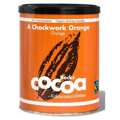 Becks Cocoa Czekolada do picia pomara�czowo - imbirowa bezglutenowa 250 g Bio