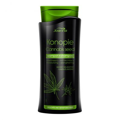 Joanna Konopie szampon nawilżająco-wzmacniający do włosów delikatnych i uwrażliwionych 400 ml