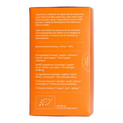Teministeriet Supertea Turmeric Ginger Organic Herbata zio�owa Bio