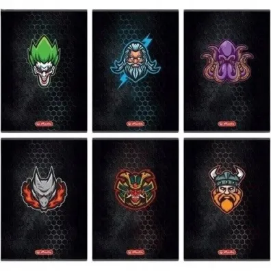 Herlitz Zeszyt A5 Game Avatars kratka 80 kartek