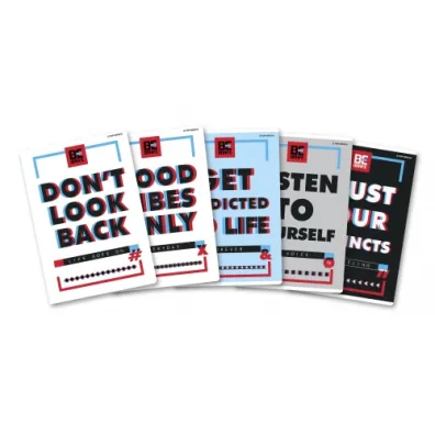 Hamelin Zeszyt A5, 60 kartek, linia z marginesem, Top 2000 Be Brave 3D linia 60 kartek