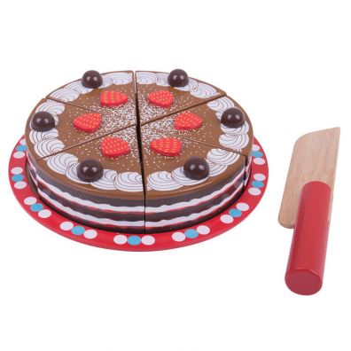 Tort czekoladowy - zabawka drewniana Bigjigs Toys