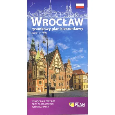 Wroc�aw - plan kieszonkowy rysunkowy PL - 2025