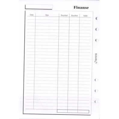 Antra Wk�ad do organizera A5 Finanse