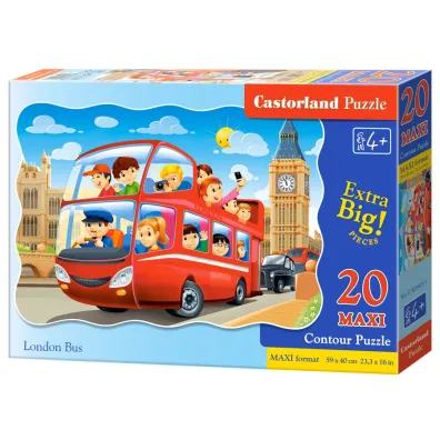 Puzzle maxi 20 el. London Bus Castorland