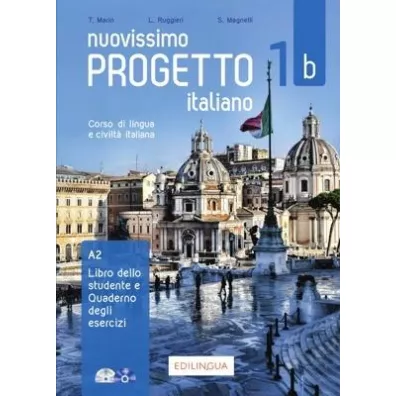 Nuovissimo Progetto italiano 1B. Podr�cznik z �wiczeniami. Poziom A1-A2 - Sandro Magnelli, Telis Marin, Lorenza Ruggieri