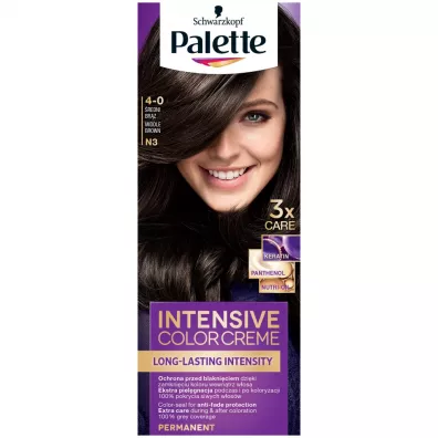 Palette Intensive Color Creme farba do wosw w kremie 4-0 (N3) redni Brz