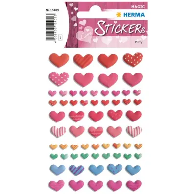 Herma Naklejka Magic serduszka