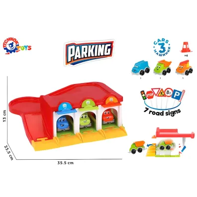 Parking z samochodzikami Technok