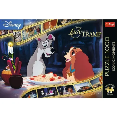Puzzle 1000 el. Zakochany Kundel Trefl
