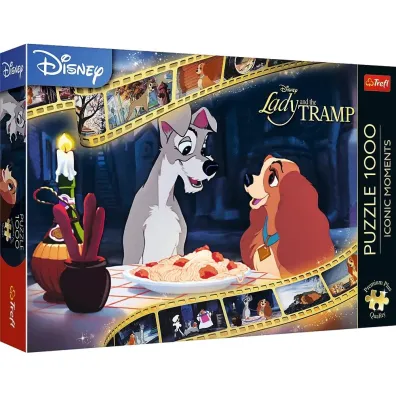 Puzzle 1000 el. Zakochany Kundel Trefl
