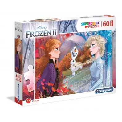 Puzzle 60 el. Supercolor. Frozen 2 Clementoni