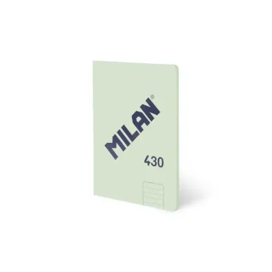 Milan Zeszyt klejony A5/48K linia zielony