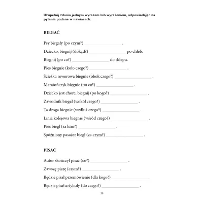 �wiczenia dla os�b z afazj� Formy gramatyczne cz�� 1 i 2