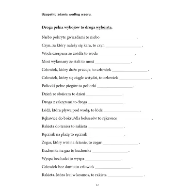 �wiczenia dla os�b z afazj� Formy gramatyczne cz�� 1 i 2
